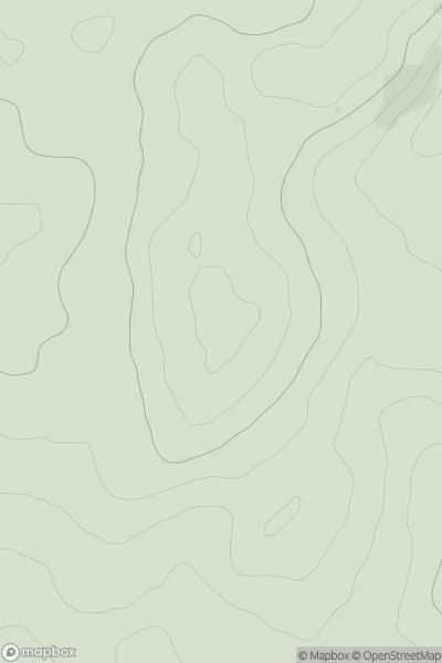 Thumbnail image for Pisgah Hill [The River Tweed to the English Border] showing contour plot for surrounding peak